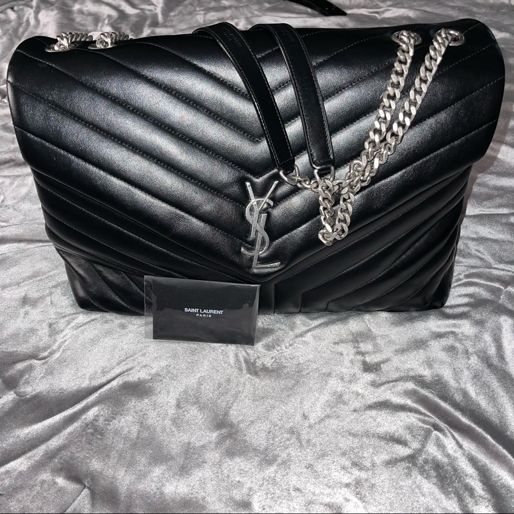 LOULOU LARGE IN MATELASSÉ “Y” LEATHER